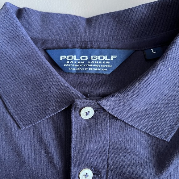 NWOT - Polo Ralph Lauren Polo Golf Men’s Long Sleeve Polo Shirt - Size L - Picture 4 of 6